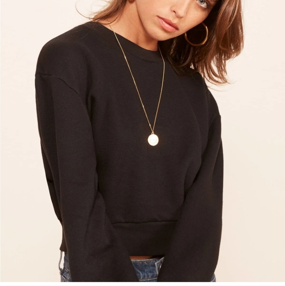 Reformation Hunter Classic Sweatshirt. Size - Picture 2 of 6